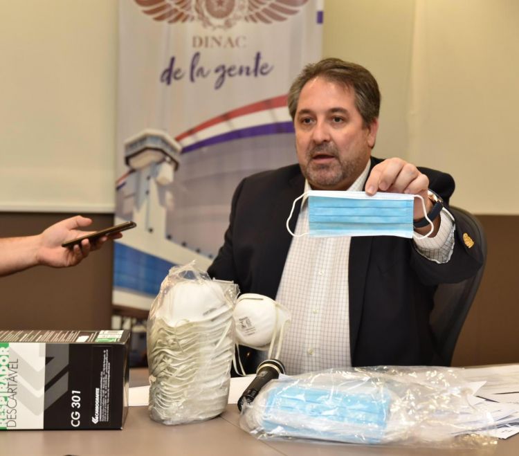 Caso Dinac: Tapabocas comprados ya vencieron el año pasado