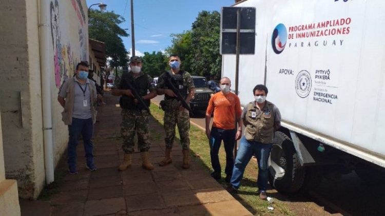Alto Paraná recibió 2.500 vacunas contra el coronavirus