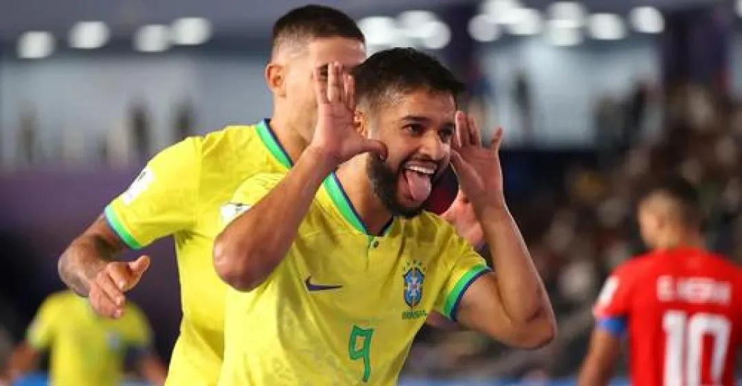 Brasil vence a Marruecos y avanza a semifinales del Mundial de futsal