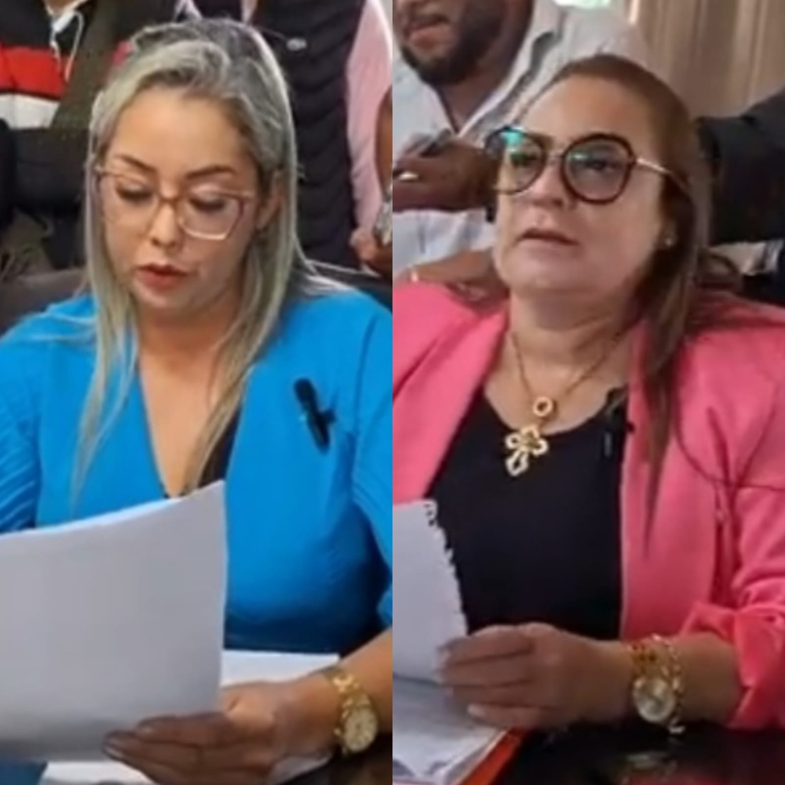 AUDIO: Concejalas se sacan "trapos sucios" en plena sesión de la Junta Departamental