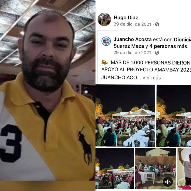 Ex jefe de investigaciones apoyaba campaña política de diputado y vicepresidente en Amambay