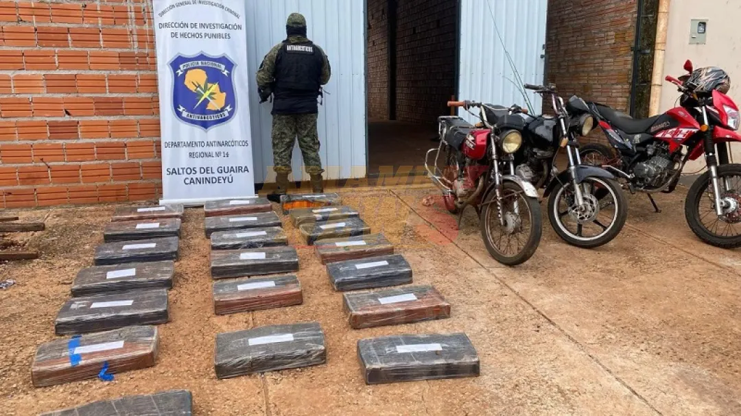 Incautan 203 kilos de marihuana y ordenan detención de responsables