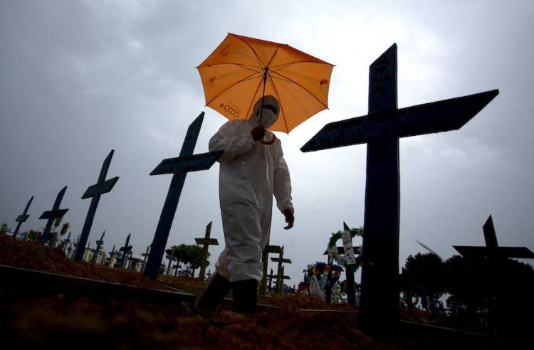 Brasil registra 530 muertes por Covid en 24 horas