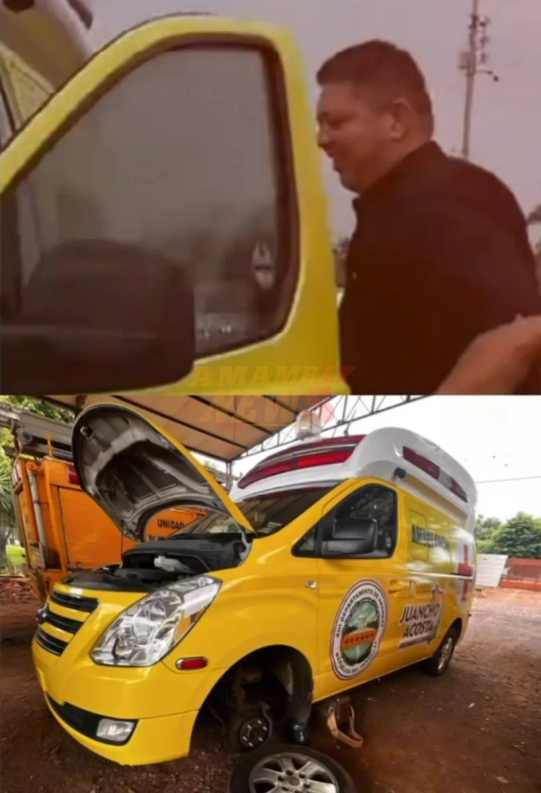 VIDEO: Ambulancias son usadas y habrían sido donadas por Corea