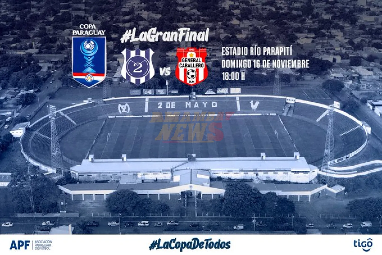 El horario de la gran final de la Copa Paraguay