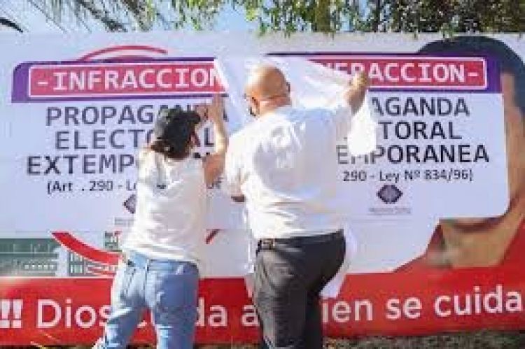 Este miércoles 19 queda habilitado periodo de propaganda electoral en la vía publica