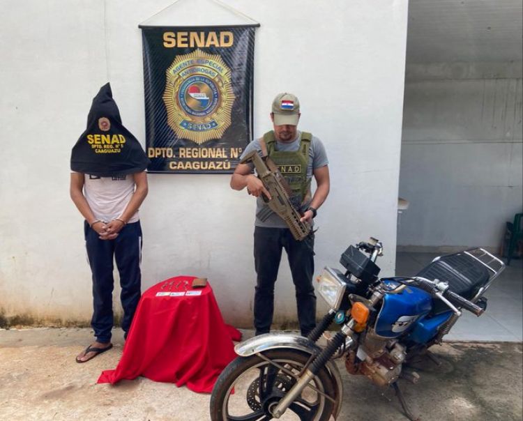 Detienen a “narco delivery” en Caaguazú