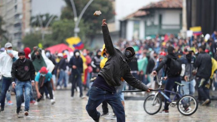 Gobierno de Colombia denuncia fuerte presencia de venezolanos en protestas