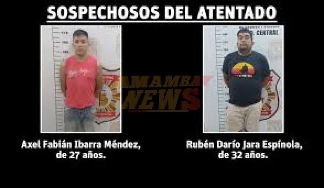 Policía captura a dos supuestos sicarios que asesinaron a balazos a una mujer en Luque