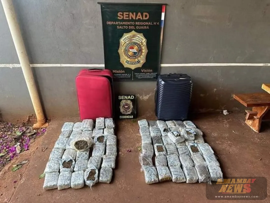 SENAD allanó domicilio utilizado para ocultar cargas de drogas en Saltos del Guairá