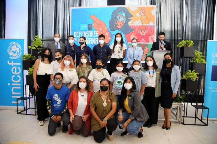 Unicef celebró 75 años y reconoció a los “defensores del mañana"