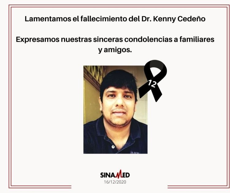 Otro médico fallecido por covid. Tenía 36 años y hacía guardias en el INERAM