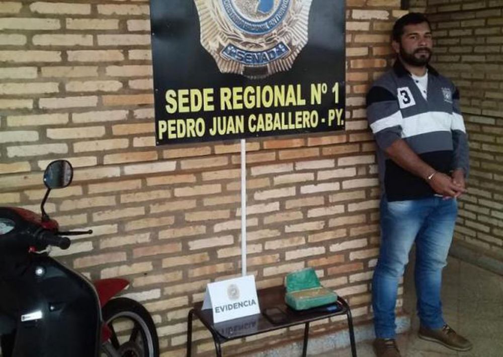 Cae sujeto con 9 mil dosis de crack en Pedro Juan Caballero