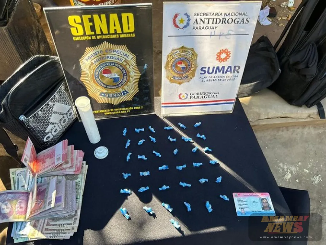 Detienen a mujer por tráfico de chespi en Luque