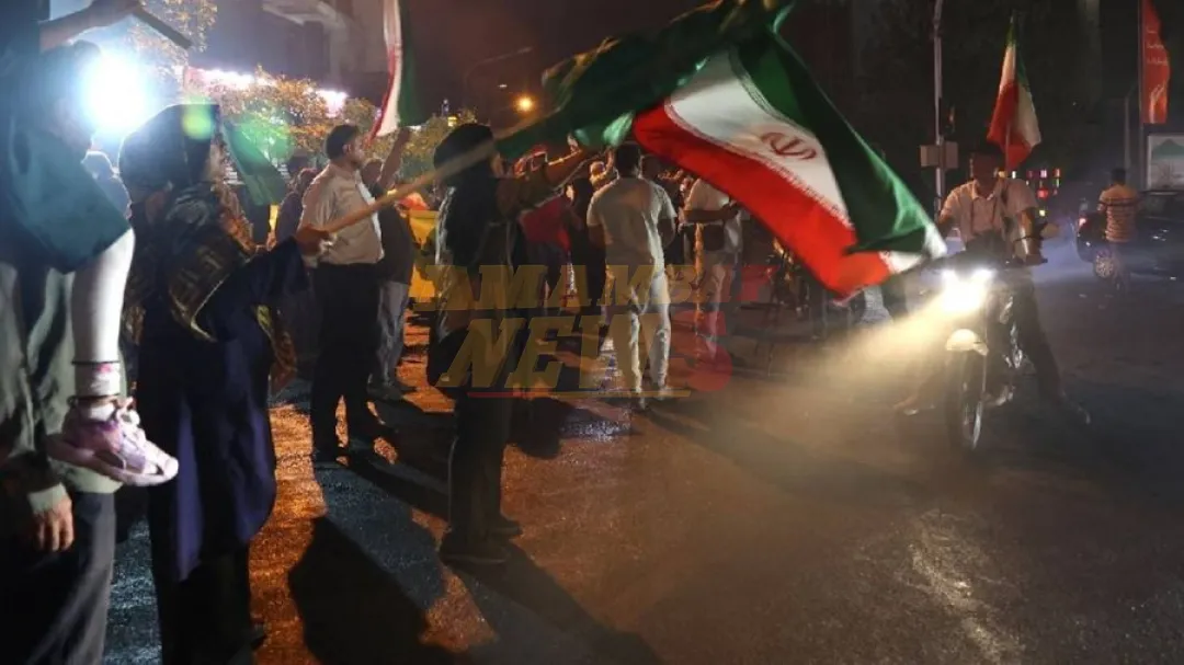 Iraníes salen a festejar en las calles el ataque a base estadounidense en Qatar