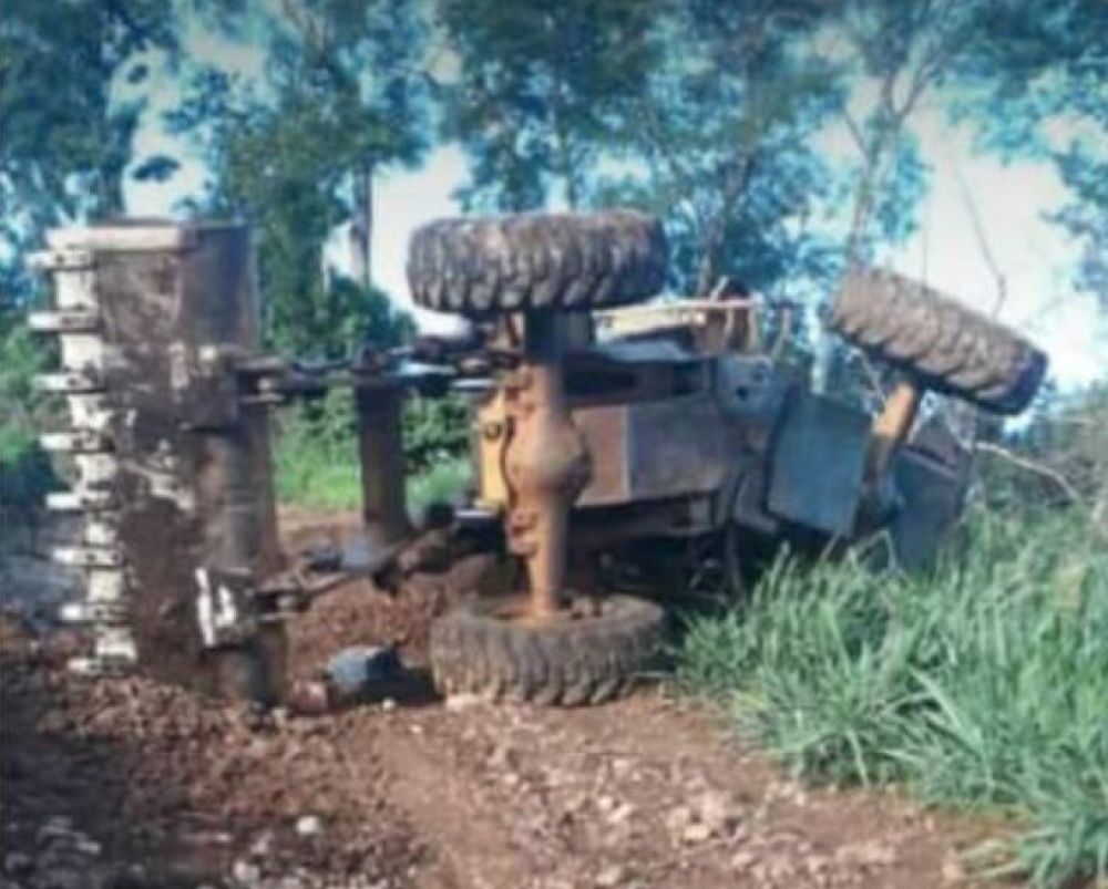Joven muere aplastado por tractor en Bella Vista Norte