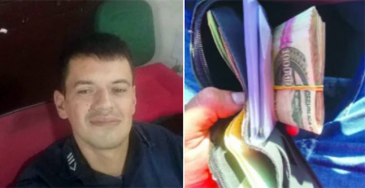 Un policía devolvió billetera con dinero que cayó en vacunatorio
