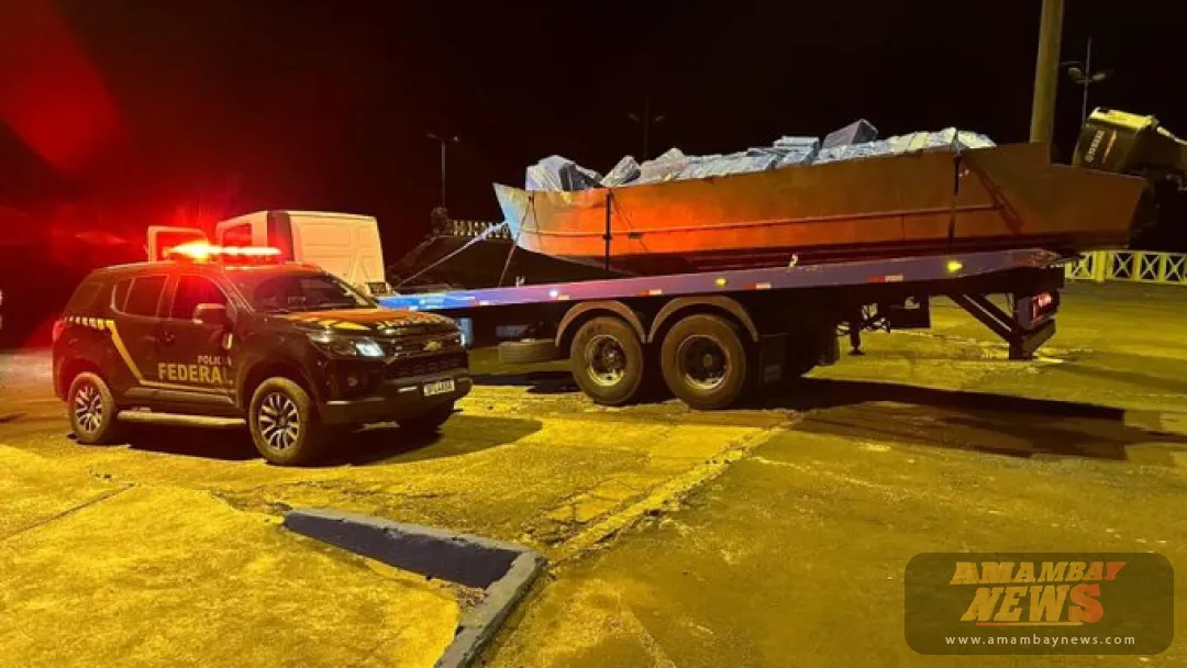 Incautan embarcación con cigarrillos en Lago Itaipú