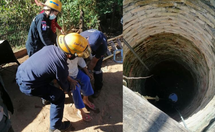 Rescatan a una anciana que cayó a un pozo en Coronel Oviedo