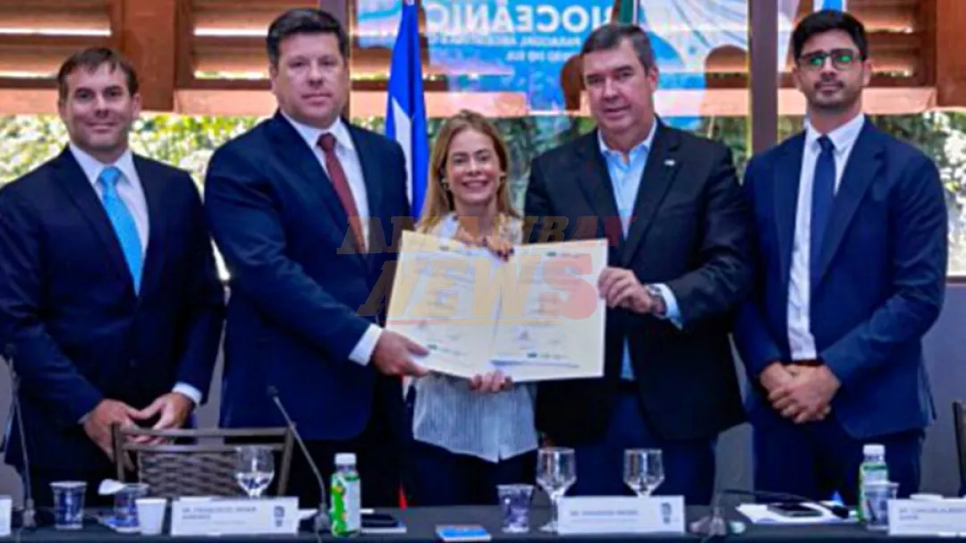 Memorando para exportación de gas con gobernador de Mato Grosso Do Sul