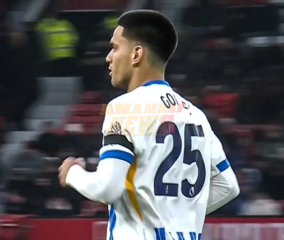 Diego Gómez disputa su primer partido oficial en la Premier League con el Brighton