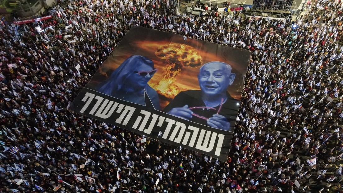 100.000 personas protestan en Tel Aviv contra el Gobierno de Netanyahu
