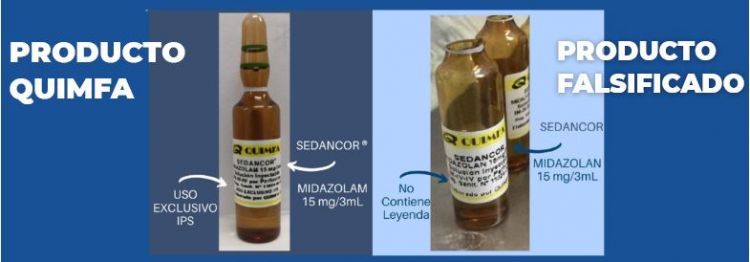 Quimfa advierte sobre circulación de medicamentos falsificados para el tratamiento contra el Covid