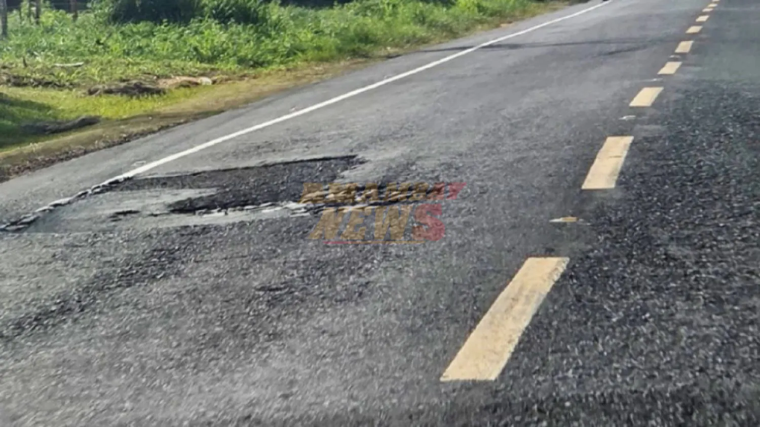 Ruta Horqueta-Tacuatí: El MOPC pintó, pero no bacheó
