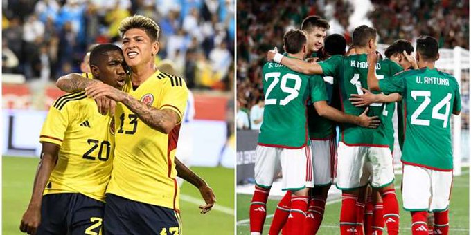 México y Colombia se medirán en un partido pesado previo al Mundial