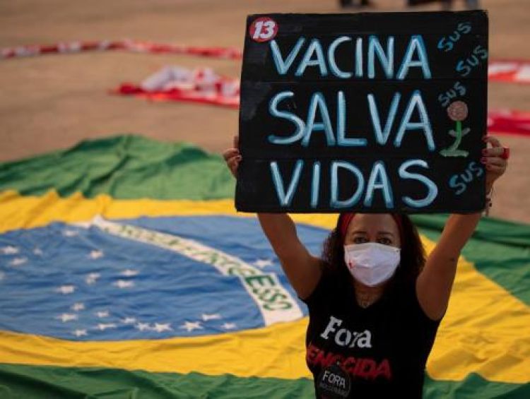 Covid-19: Brasil registra casi 180 mil casos en 24 horas
