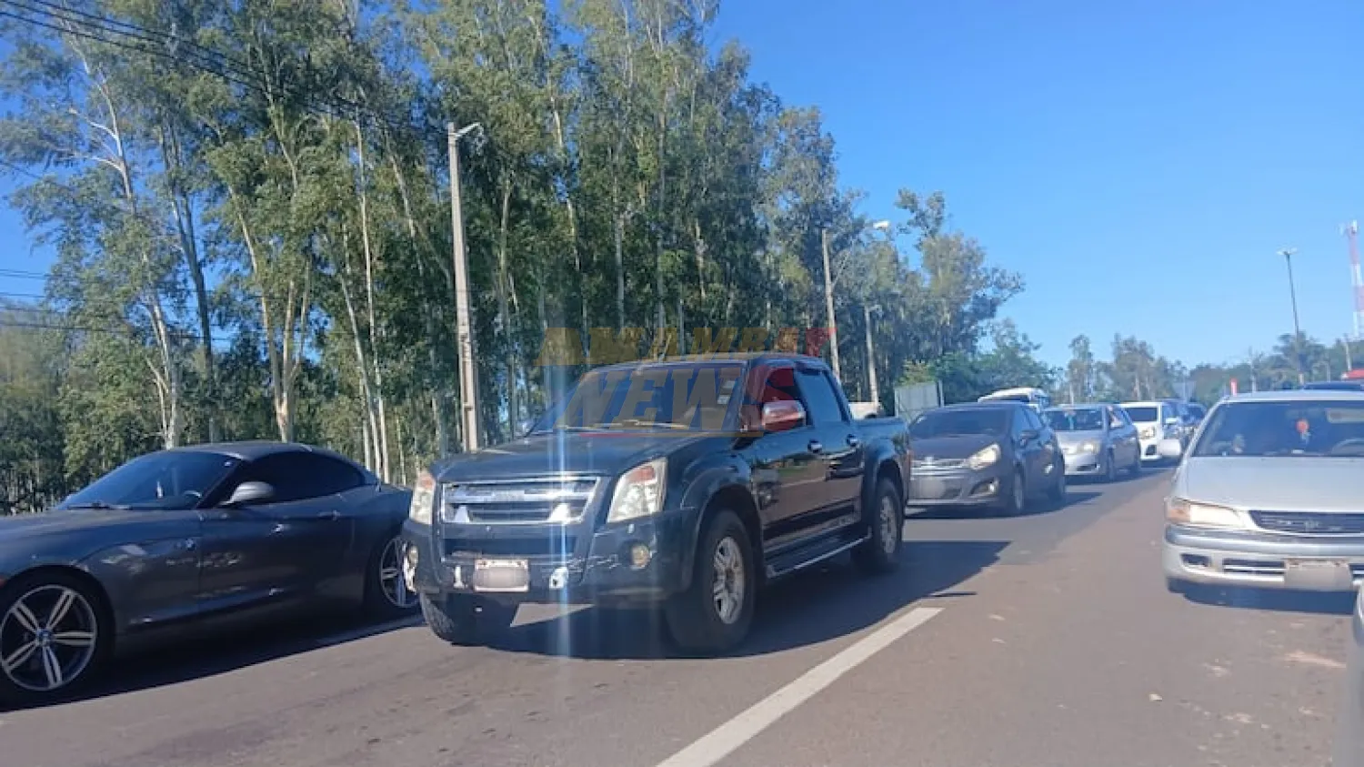 Operativo Retorno: congestión total sobre Ruta PY02 por cobro de peaje en Ypacaraí
