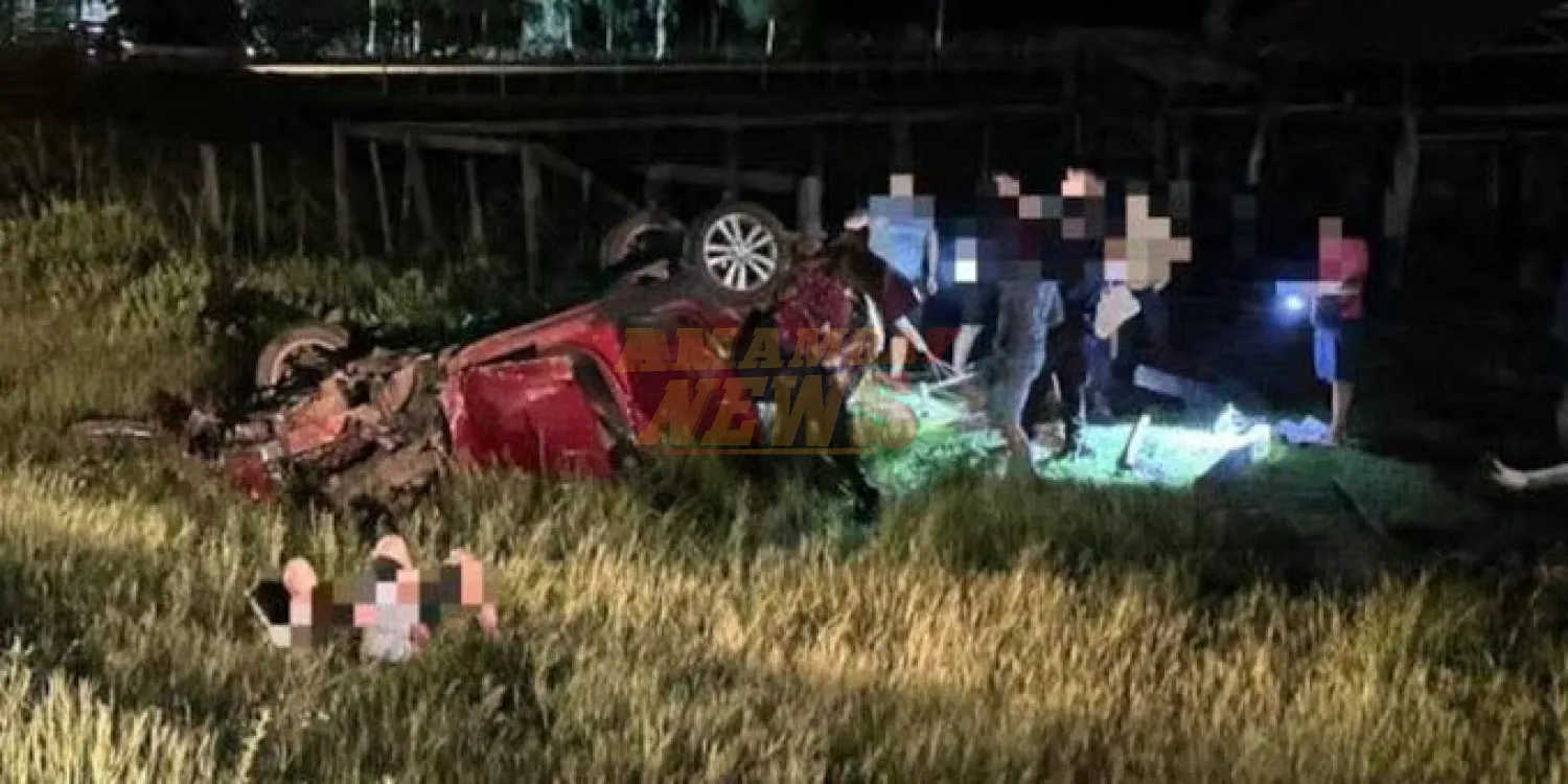 Grave accidente de tránsito se cobró la vida de dos personas de una misma familia