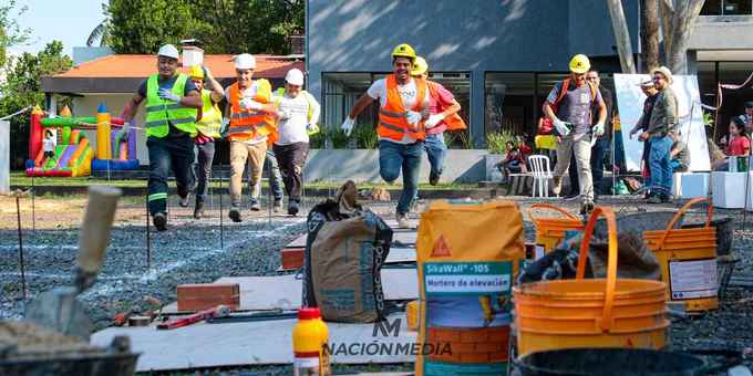Se desarrolla el segundo día de competencia de albañilería
