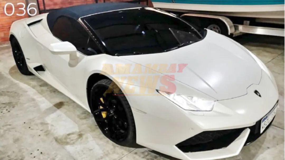 Senabico subastará Lamborghini de Marset y Casa del Horror de Ñemby