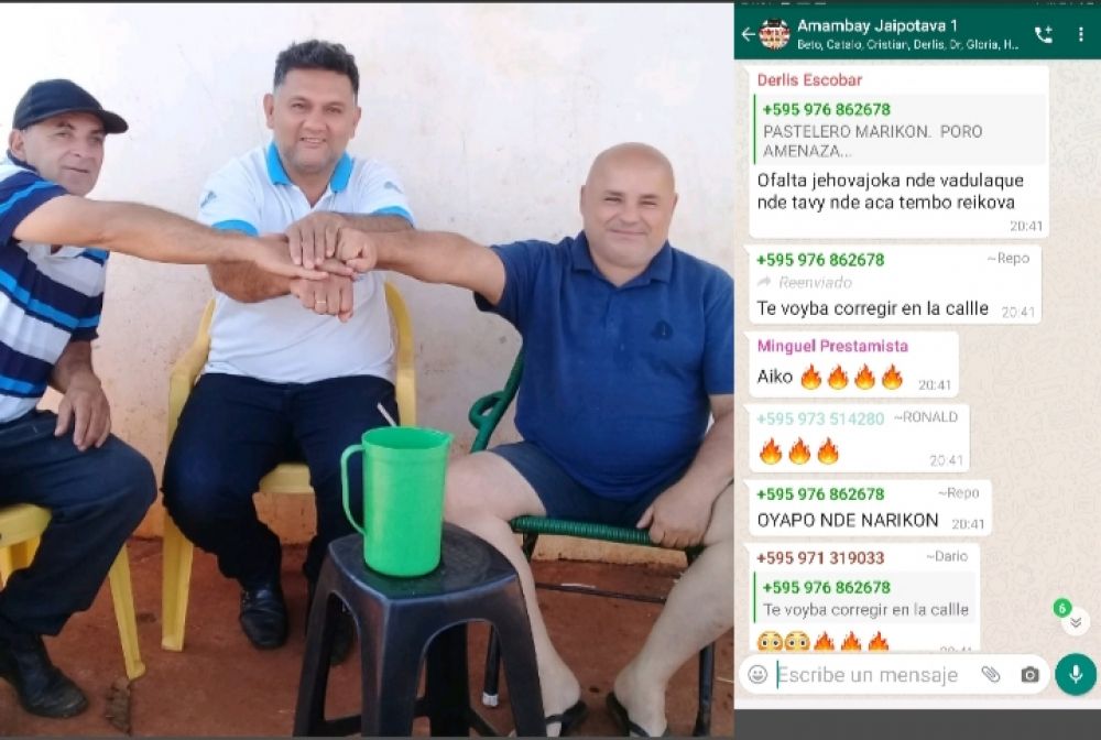 Insólito: Precandidato a intendente de PJC amenaza corregir a electores en la calle