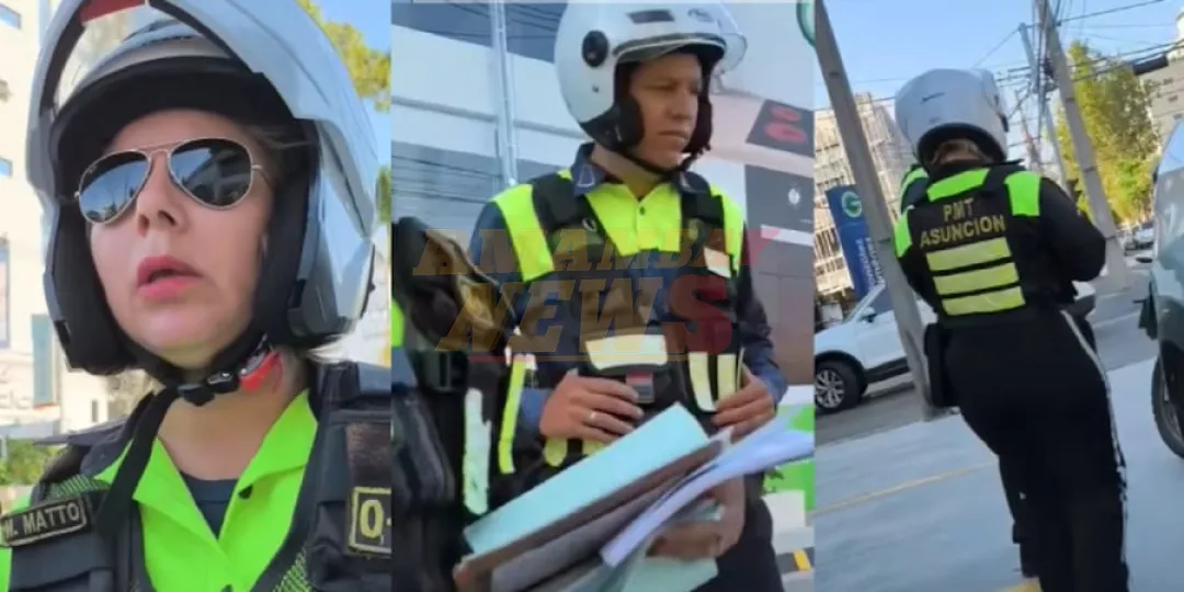VIDEO: Nueva denuncia de “apriete” salpica a inspectores de la PMT de Asunción