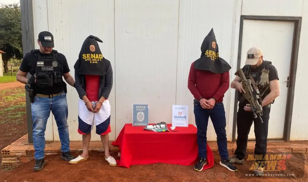 Capturan a brasileño y paraguayo que proveían cocaína en Alto Paraná