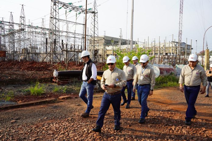Modernización de la subestación de la ANDE de San Lorenzo registra 90% de avance