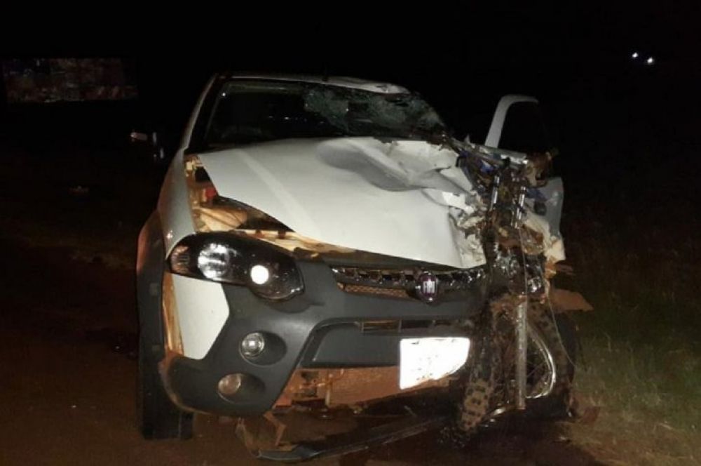 Motociclista muere en un aparatoso accidente de tránsito en Santa Rita