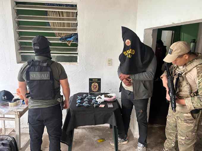 Detienen a presunto distribuidor de drogas en San Lorenzo