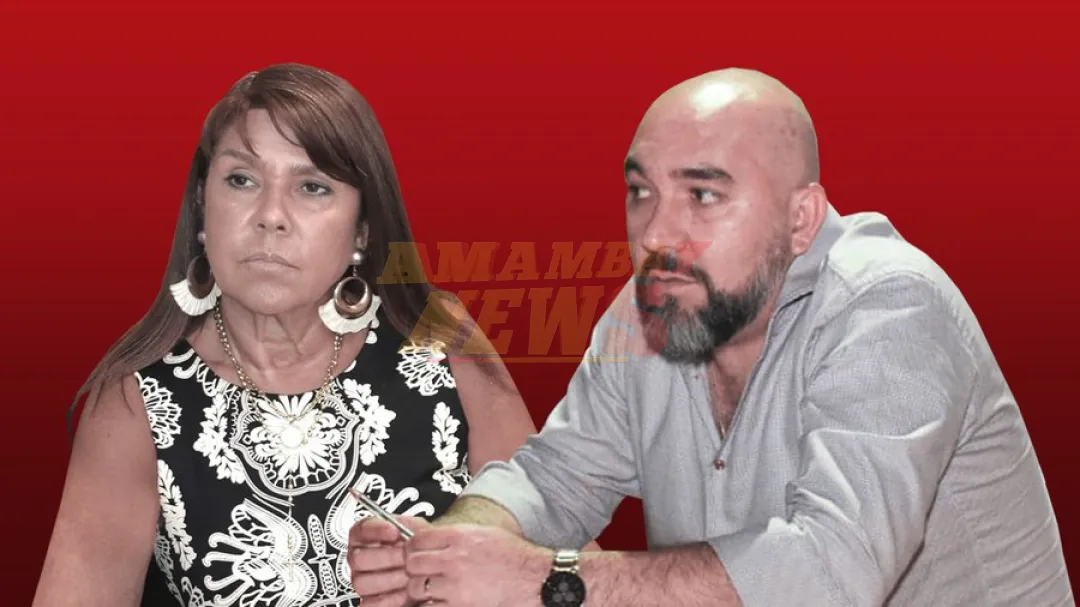 Orlando Arévalo y Celeste Amarilla intercambian “flores” en el Día de los Enamorados