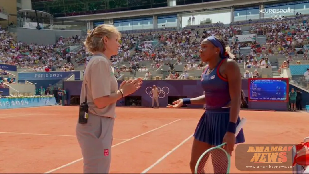 Coco Gauff eliminada del tenis de París 2024 al caer ante la croata Vekic