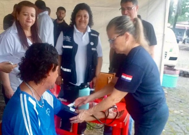 Salud instala los primeros puestos de atención a peregrinos en Caacupé