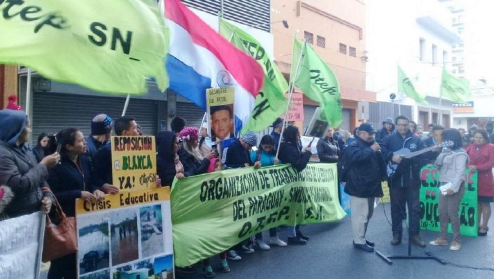 Desastre ko Educación fue el repudio de docentes de OTEP