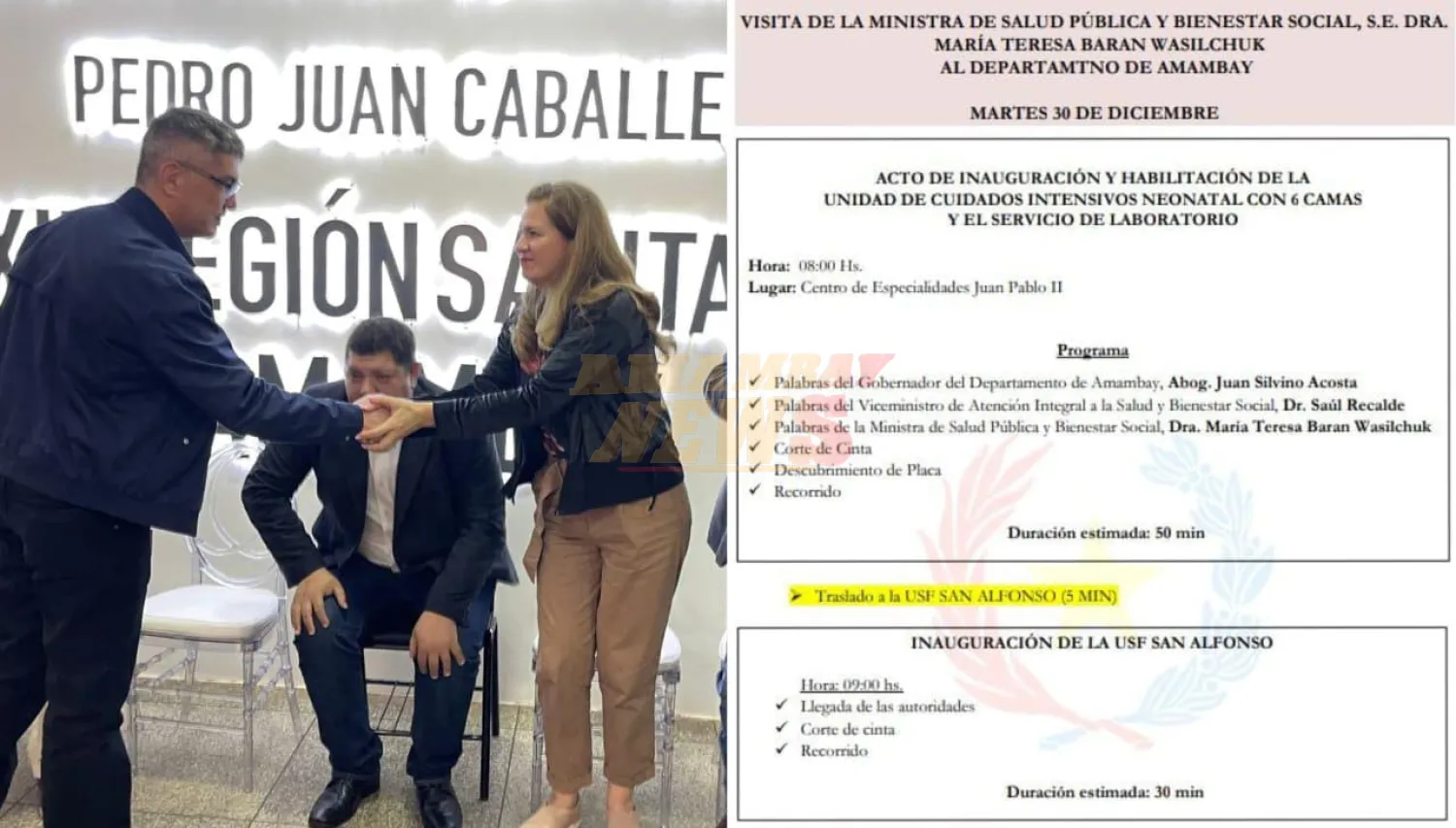 Por temor en reclamo de salud no darán uso de palabras al intendente de Pedro Juan Caballero