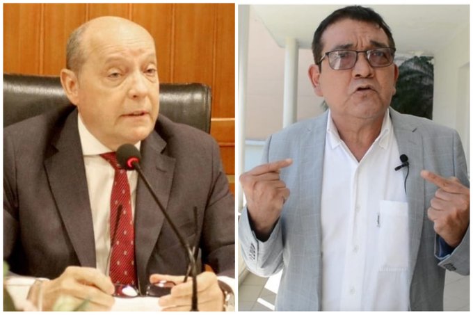 Se pone candente enfrentamiento entre senador y titular de la Corte