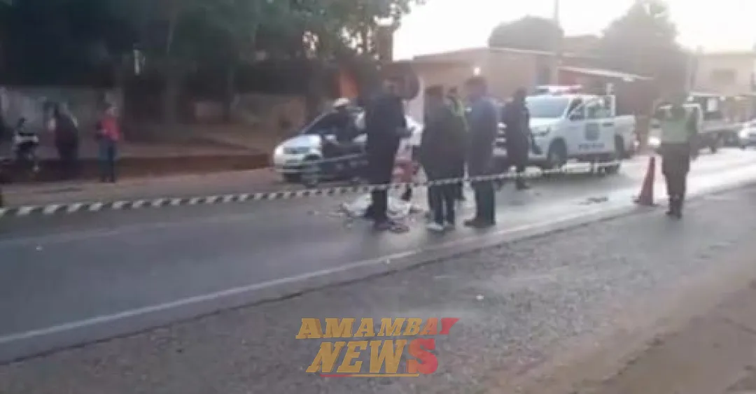 Luque: joven motociclista de 19 años muere en accidente de tránsito
