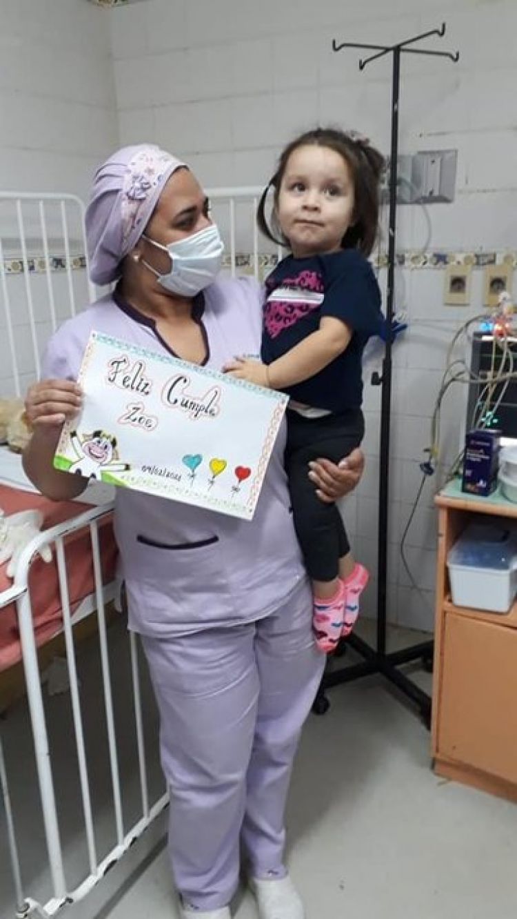 Zoe recibió el Zolgensma