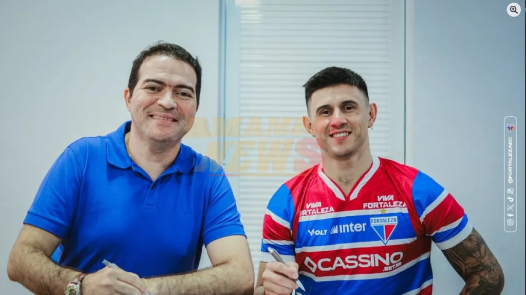 Adam Bareiro es presentado en Fortaleza