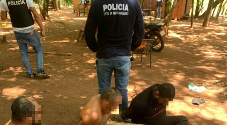 Capturan a supuestos miembros del PCC en Salto del Guairá